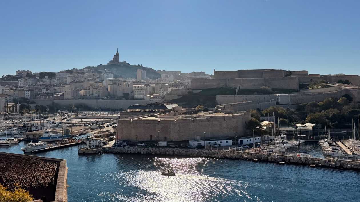 Le Vieux-Port de Marseille et Notre-Dame-de-la-Garde
